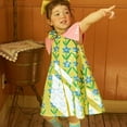 thumbnail image 1 of Toddler Baby Girl Infant Comfy Cotton Linen Lace Princess Overall Dress Sundress, 1 of 7