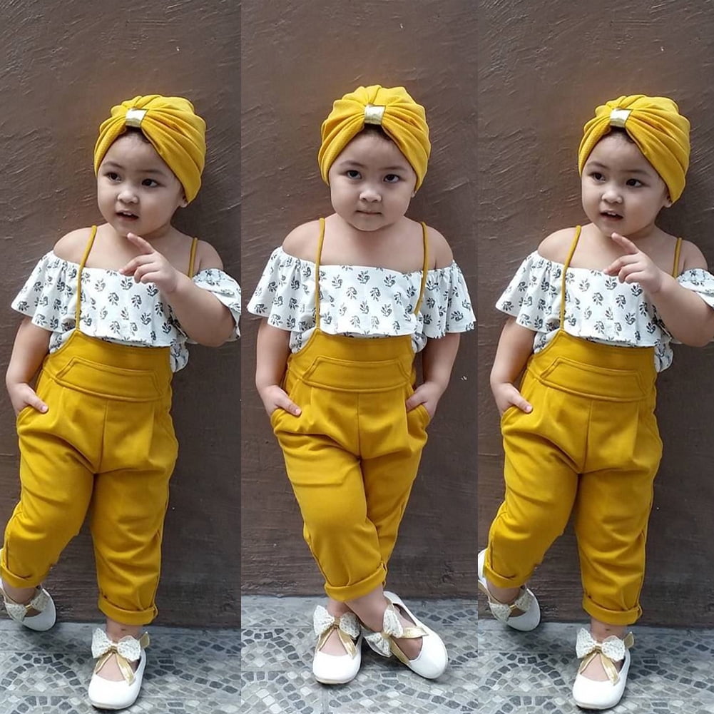 Girls Mustard Outfit, Girls Yellow Outfit 9M 12M 18M 24M 2T 3T 4T 5/6 6/7  7/8 8/9 10 12 14 Matilda Jane Inspired Ruffle Pants Outfit 