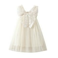 thumbnail image 1 of Toddler Baby Girl Layered Tulle Dress Sleeveless Back 3D Butterfly Sundress Princess Birthday Party Tutu Dress, 1 of 8