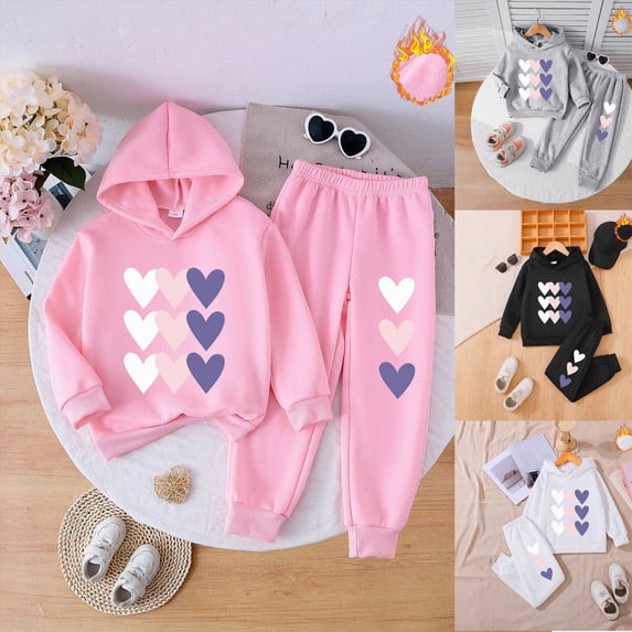 Toddler Baby Girl Linen Outfit Fall Winter Clothes Set Shirt Tops Cotton Linen Pants 6-12 Months 12-24 Months 2t 3t 4t 5t 6t 7t 8t 9t Children(Red,3-4 Years)