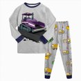 thumbnail image 1 of Toddler Baby Girl Pajama Set, Boys Girls Long Sleeve Sleepwear 2 Piece Pjs Set for Kid Cotton Loungewear (3T-7T) Leisure Homewear Gift,2-3 Years, 1 of 5