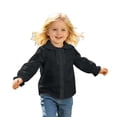 thumbnail image 1 of Toddler Baby Girl Peter Pan Collar Shirt Button Down Shirts | Kids Cute Long Sleeve Blouse, School Uniform Shirts, Casual Tops for Little Girls, Soft Fabric, Fall Clothes, 1 of 6