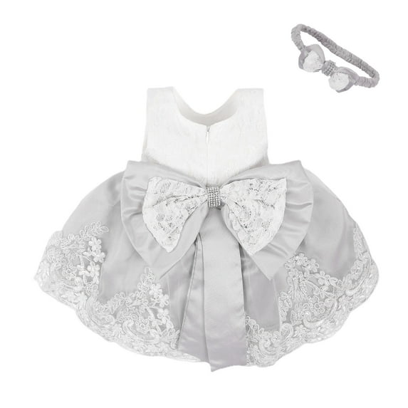 Toddler Baby Girl Princess Dress Infant Girls Cute Bowknot Wedding Party Gown Dresses