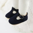 thumbnail image 1 of Toddler Baby Girl Princess Leather Soft Crib Anti-slip First Walkers Shoes, 1 of 6