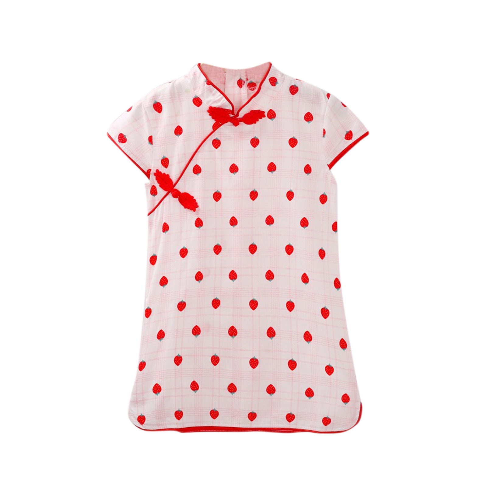 Toddler Baby Girl Qipao Dress Floral Girls Dresses Cheongsam Chinese Traditional Dress for