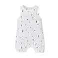 thumbnail image 1 of Toddler Baby Girl Rompers Baby Girls Romper Summer Sleeveless One-pieces Jumpsuit Cotton Linen Outfits Summer Jumpsuit For Girls Boys, 1 of 9