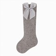 thumbnail image 1 of Toddler Baby Girl Ruffle Socks Frilly Turn-Cuff Crew Socks Solid Color with Cute Bow Soft Breathable Casual Dress Socks 0-12 Months 1T 2T 3T 4T 5T Kids, 1 of 9