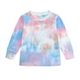 thumbnail image 1 of Toddler Baby Girl Sets 2 Piece Outfits Newborn Child Clothes Winter Girls Boys Tie-dye Ribbed Long-sleeved Pants Outfit Suit Infant Clothing Set For Every Holiday Legging Set 2, 1 of 9