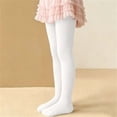 thumbnail image 1 of Toddler Baby Girl's Ribbed Tights Seamless Stretchy Knit Pantyhose Footed Leggings Comfortable Breathable Cotton Bottoms for School Dance Party Dress Daily Wear, 1 of 9
