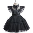 thumbnail image 1 of Toddler Baby Girls Black Dress Halloween Cosplay Fancy Dress 1-6Y, 1 of 8