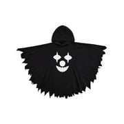 GYRATEDREAM Toddler Baby Girls Boys Halloween Costume Cosplay Ghost Smile Cape Cloak Fancy Party Hoodie 1-6 Years