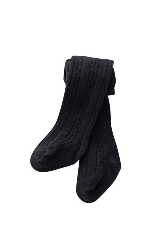 Toddler Baby Girls Boys Socks Cable Knit Tights Cotton Footed Leggings Pantyhose Stocking Pants Socks for Boys Girls Size 6-12 Months