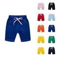 thumbnail image 1 of Toddler Baby Girls Boys Solid Spring Summer Shorts Cute Ruffle Trim Bloomers Soft Cotton Lightweight Toddler Casual Clothes, 1 of 7