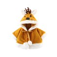 thumbnail image 1 of Toddler Baby Girls Christmas Outfit Deer Fleece Cloak Kids Windproof Poncho Hooded Cape Coat Fall Winter Jacket Clothesnewborn girl outfits, 1 of 9