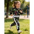 thumbnail image 1 of Toddler Girls Clothes 2 Piece Outfits Girls Long Sleeve Pullover Sweatshirt Tops + SweatPants Set Fall Winter Sweatsuits 1-6T Tracksuit Activewear, 1 of 11