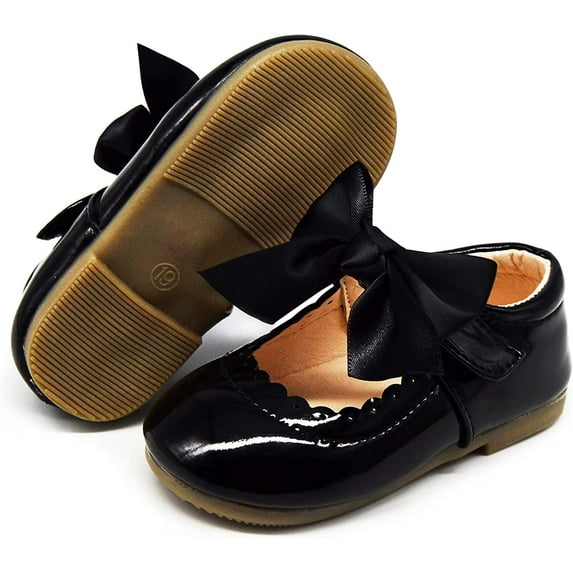 Toddler Baby Girls Dress Shoes Ballet Sparkle Wedding Party Princess Mary Jane Ballerina Flats Shoes for Girls