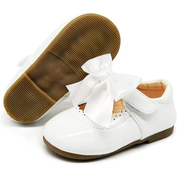 Toddler Baby Girls Dress Shoes Ballet Sparkle Wedding Party Princess Mary Jane Ballerina Flats Shoes for Girls