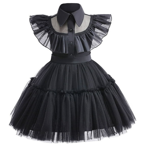 Toddler Baby Girls Dress up for Wednesday Kids Party Dress for Addam 18M-6Years