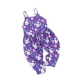 thumbnail image 1 of Toddler Baby Girls Easter Rompers Sleeveless Bunny Print Jumpsuits Suspender Pants Outfit, 1 of 8