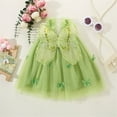 thumbnail image 1 of Toddler Baby Girls Embroidered Tutu Ball Gown Lace Dresses with Headwear Ndbuld 12 Months/10 Green, 1 of 8