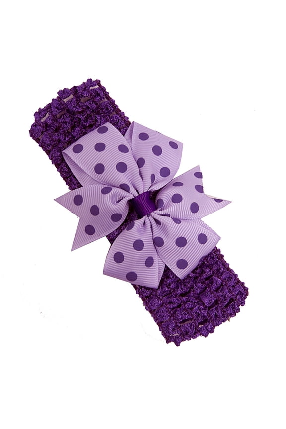 Toddler Baby Girls Floral Headband with Bowknot Elastic Hair Band for and Photo Props,Color:G