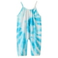 thumbnail image 1 of Toddler Baby Girls Halter Backless Tie Dye Romper Baby Kid Sleeveless Jumpsuit Pants Clothes with Pocket Size 1-6T, 1 of 4