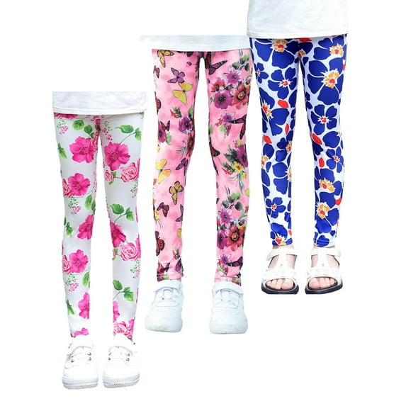 Toddler Baby Girls Leggings Little Girl Footless Thin Stretch Pants Kids Soft Printed Legging 1-9 Years