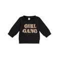 thumbnail image 1 of Toddler Baby Girls Letters Print Sweatshirt Crewneck Pullover Top Long Sleeves Outfit Fall Clothes, 1 of 7