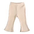 thumbnail image 1 of Toddler Baby Girls Pants Casual High Waist Flare Pants Fashion Bottom Trousers, 1 of 4