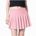 thumbnail image 1 of Toddler Baby Girls Pleated Skirt Baby Girls Uniform Skirt Built in Shorts Tennis Casual Skorts for Little Kid, 1 of 4