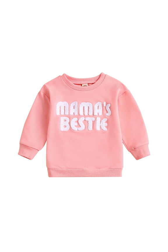 Toddler Baby Girls Print Letter Long Sleeve Tops Kids Fall Winter Clothes Baby Girl Blouse