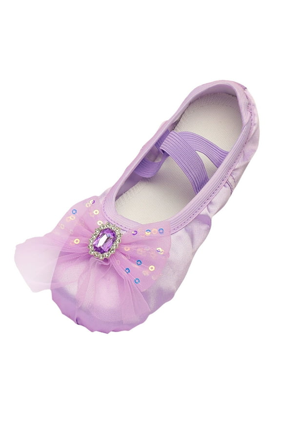 Toddler Baby Girls' Sneakers Children Dance Warm Dance Ballet Performance Indoor Yoga Dance Shoes for Girls Size 2-2.5T