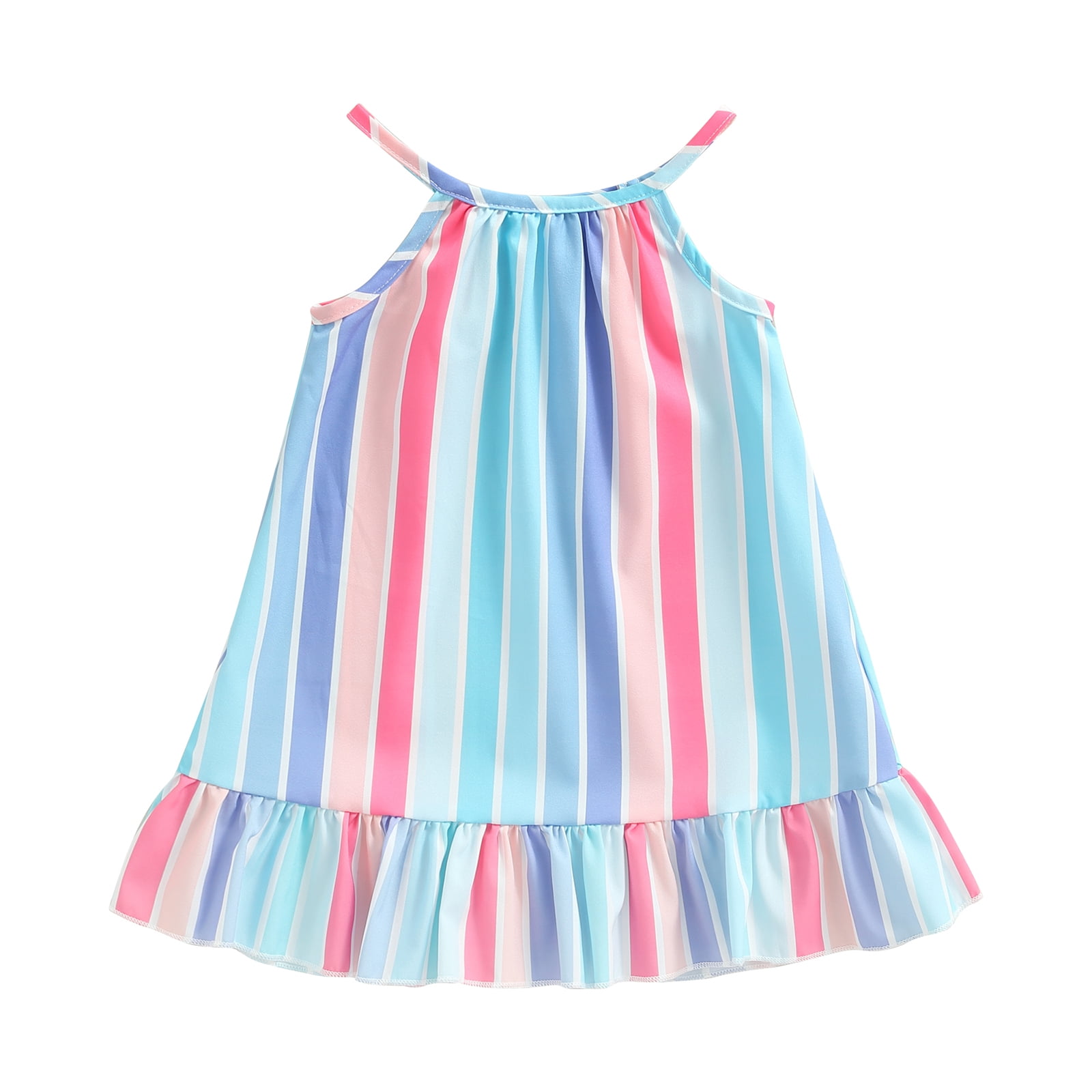 Sleeveless Summer Dress For Baby Girl In Cotton Stuff main image 1