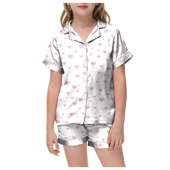 Toddler Baby Girls Summer Clothes Set Kids Watermelon Print T-shirt Short Sets Outfits for 1-4 Years Old Girls Summer Set 2-13 Years,8-9 Years