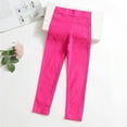 thumbnail image 1 of Toddler Baby Girls Sweatpants Kids Sport Jogger Casual Candy Color Solid Color Leggings Casual Kids Tight Pants Long Pants 4-5 Years, 1 of 4