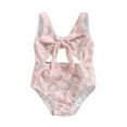 thumbnail image 1 of Toddler Baby Girls Swimwear 6M 9M 12M 18M 24M 3Y Summer One Piece Swimsuit Sleeveless Bathing Suit Beach Swimming, 1 of 9