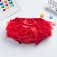 thumbnail image 1 of Toddler Baby Girls Tulle Ruffle Bloomers with Bow Infant Princess Cotton Briefs Panties Bottom Shorts, 1 of 7