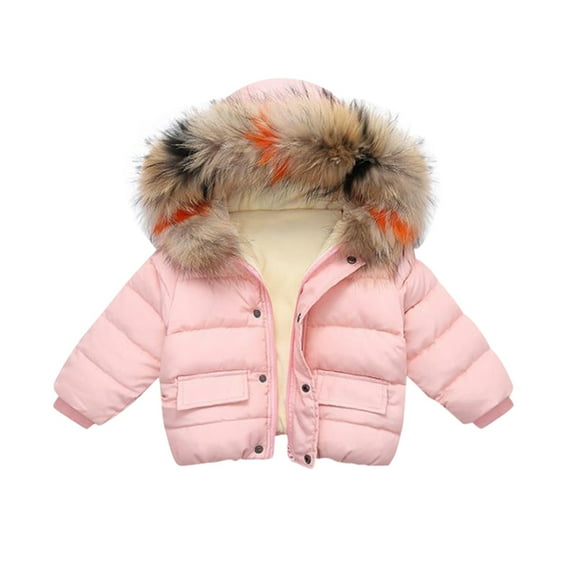 Toddler Baby Girls Winter Coat,Baby Boys Puffer Coat Hooded Jacket Windproof Down Jacket for Baby Toddler Baby Boy Jacket Little Boys Girls Clothes