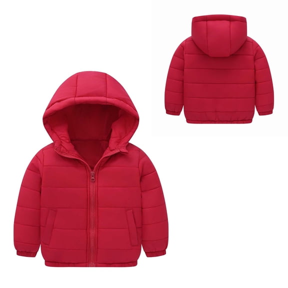 Toddler Baby Girls Winter Coat,Toddler Puffer Coat Baby Hoodie Lightweight Puffer Jacket for Baby Girls Outerwear Coats Newborn Baby Clothes