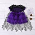 thumbnail image 1 of Toddler Baby Girls Witch Spider Web Halloween Dress 4-5 Years, 1 of 7