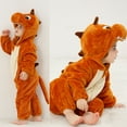 thumbnail image 1 of Toddler Baby Hooded Jumpsuit Animal Outfit Baby Bodysuit Long Sleeve Halloween Outfit Baby Outfits 2-3 Years, 1 of 5