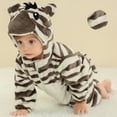 thumbnail image 1 of Toddler Baby Hooded Romper Toddler Animal Outfit Baby Bodysuit Long Sleeve Baby Halloween Outfits Baby Clothes 2T, 1 of 5