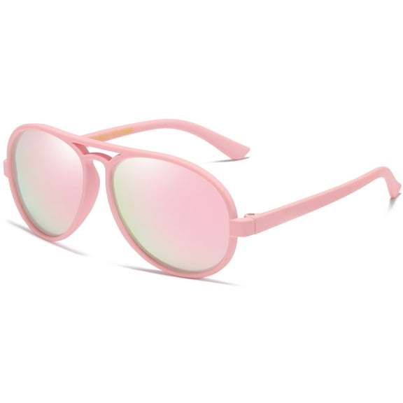 Toddler Baby Infant Polarized Aviator Sunglasses for Boys Girls Kids Age 0-4 Shatterproof UV400