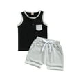 Toddler Baby Kids Boys Shorts Set 3 6 12 18 24 Months 2T 3T 4T Contrast