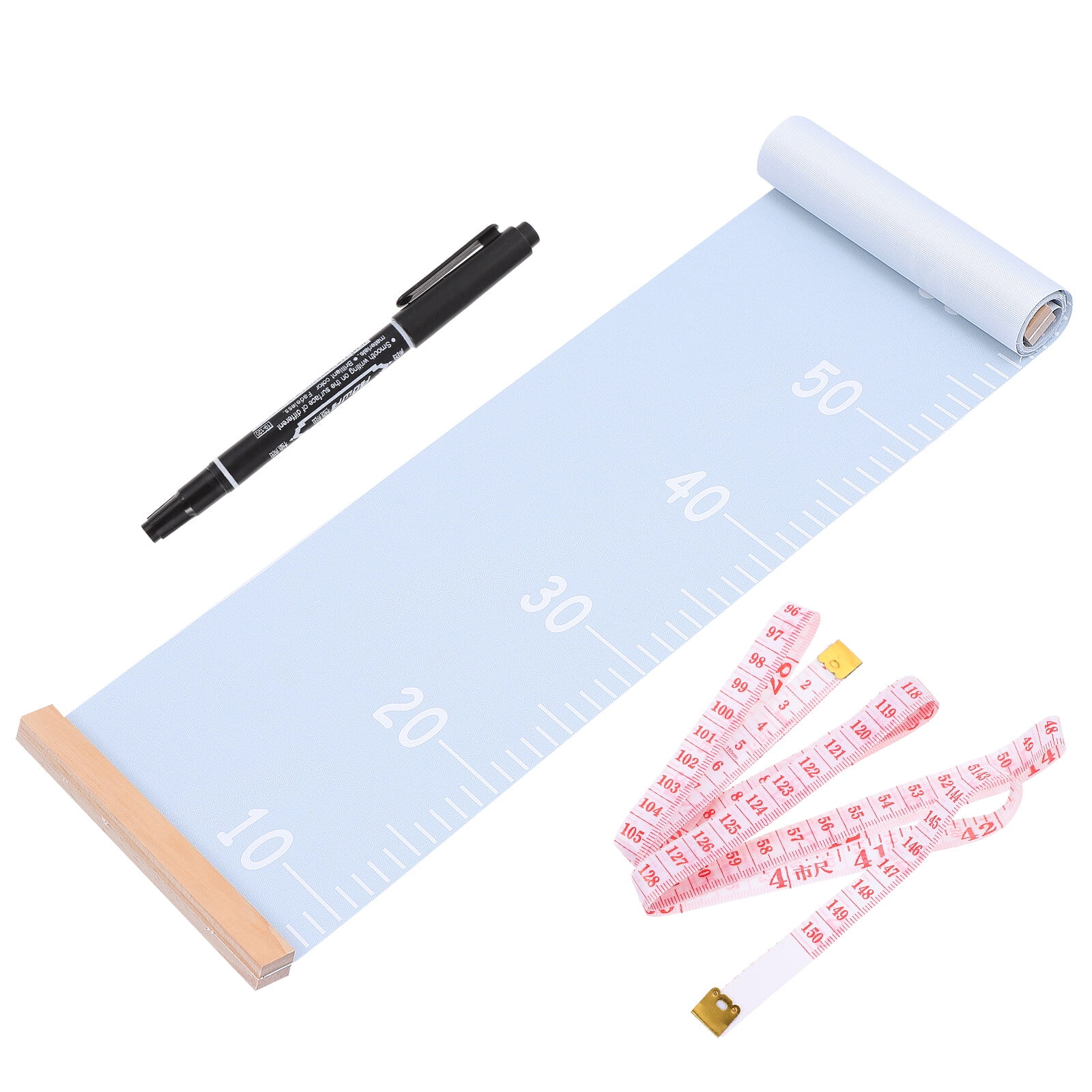 Toddler Baby Length Scale Height Measuring Ruler Wall Hanging Chart ...