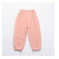 thumbnail image 1 of Toddler Baby Long Bloomers Soft Cotton Linen Casual Elastic Harem Pants Trousers, 1 of 6
