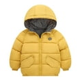 thumbnail image 1 of Toddler Baby Quilted Bubble Puffer Jacket Boys Girls Winter Coat Lightweight Hooded Down Coat Padded Jacket Outerwear, 1 of 4