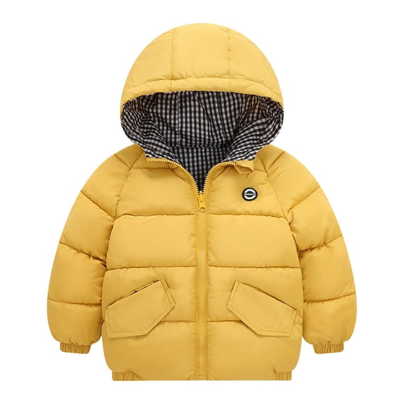 Toddler Baby Quilted Bubble Puffer Jacket Boys Girls Winter Coat Lightweight Hooded Down Coat Padded Jacket Outerwear