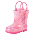thumbnail image 1 of Toddler Baby Rain Boots Short Rainboots Children Kids Easy On Lightweight First Walker Footwear, 1 of 6