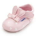 thumbnail image 1 of Toddler Baby Shiny PU Leather Crib Pram Shoes SPANISH Style Girl Rabbit Ear Soft Sole Prewalker Shoes Sandals, 1 of 8